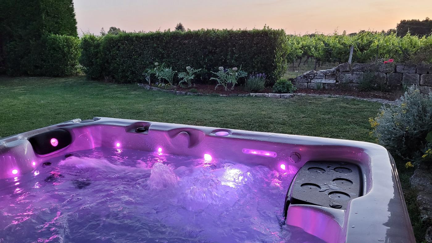 Jacuzzi de nuit